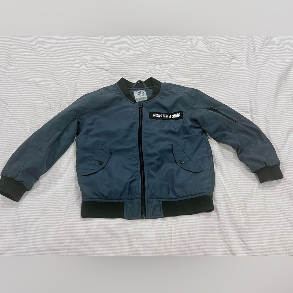 Kids Bomber Jacket - Gray
